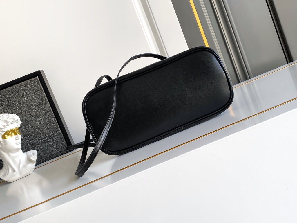 Soft Lambskin Leather Cloud Shoulder Bag