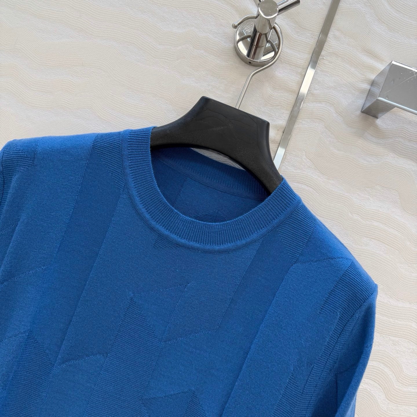 Fine Wool Knit T-Shirt – Coral Edition