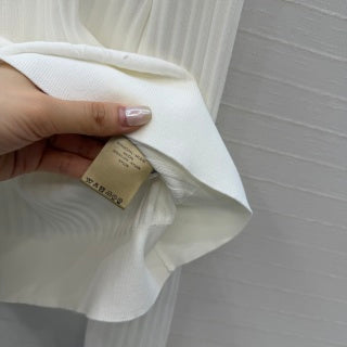 Ribbed Knit Long Sleeve Top – Soft Structured Minimalism