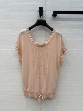 Silk-Blend Cap Sleeve Top – Refined Soft Elegance