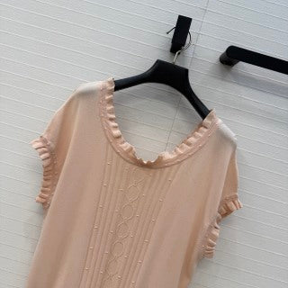 Silk-Blend Cap Sleeve Top – Refined Soft Elegance