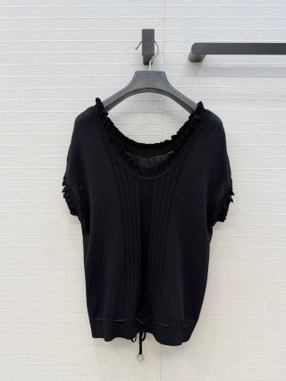 Silk-Blend Cap Sleeve Top – Refined Soft Elegance