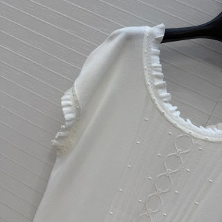 Silk-Blend Cap Sleeve Top – Refined Soft Elegance