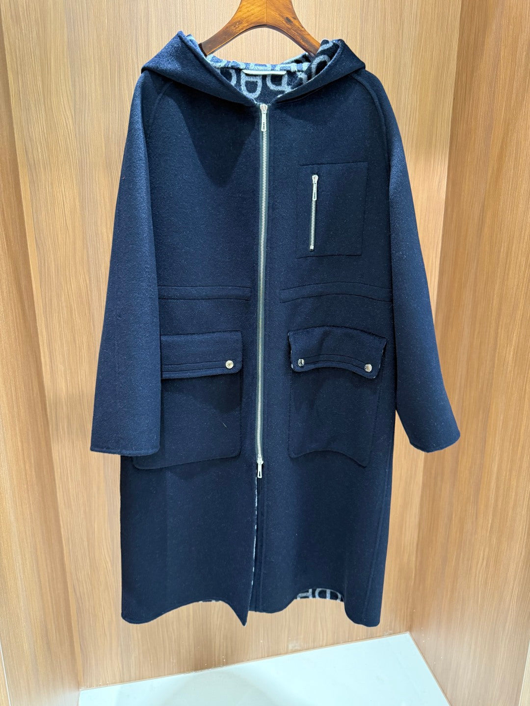 Hooded Wool Coat