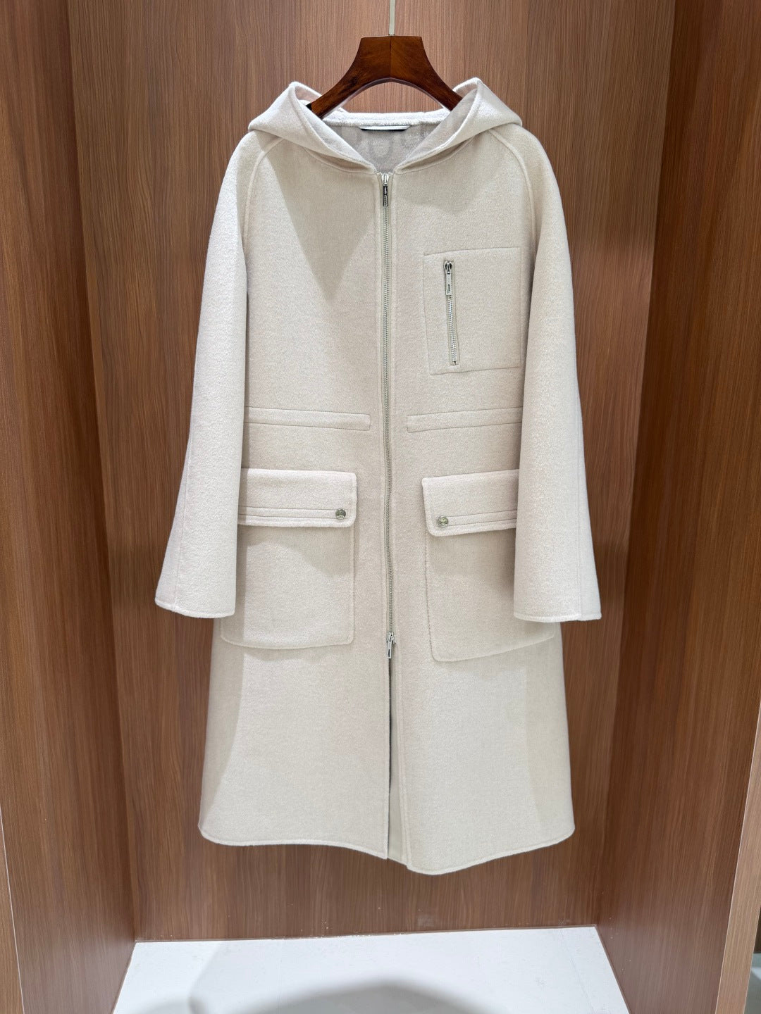Hooded Wool Coat