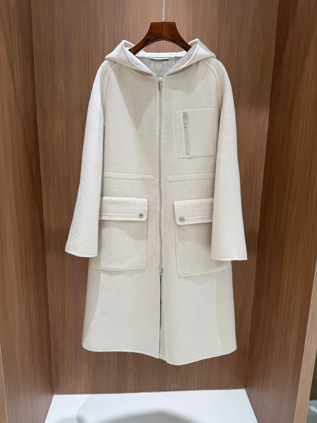 Hooded Wool Coat