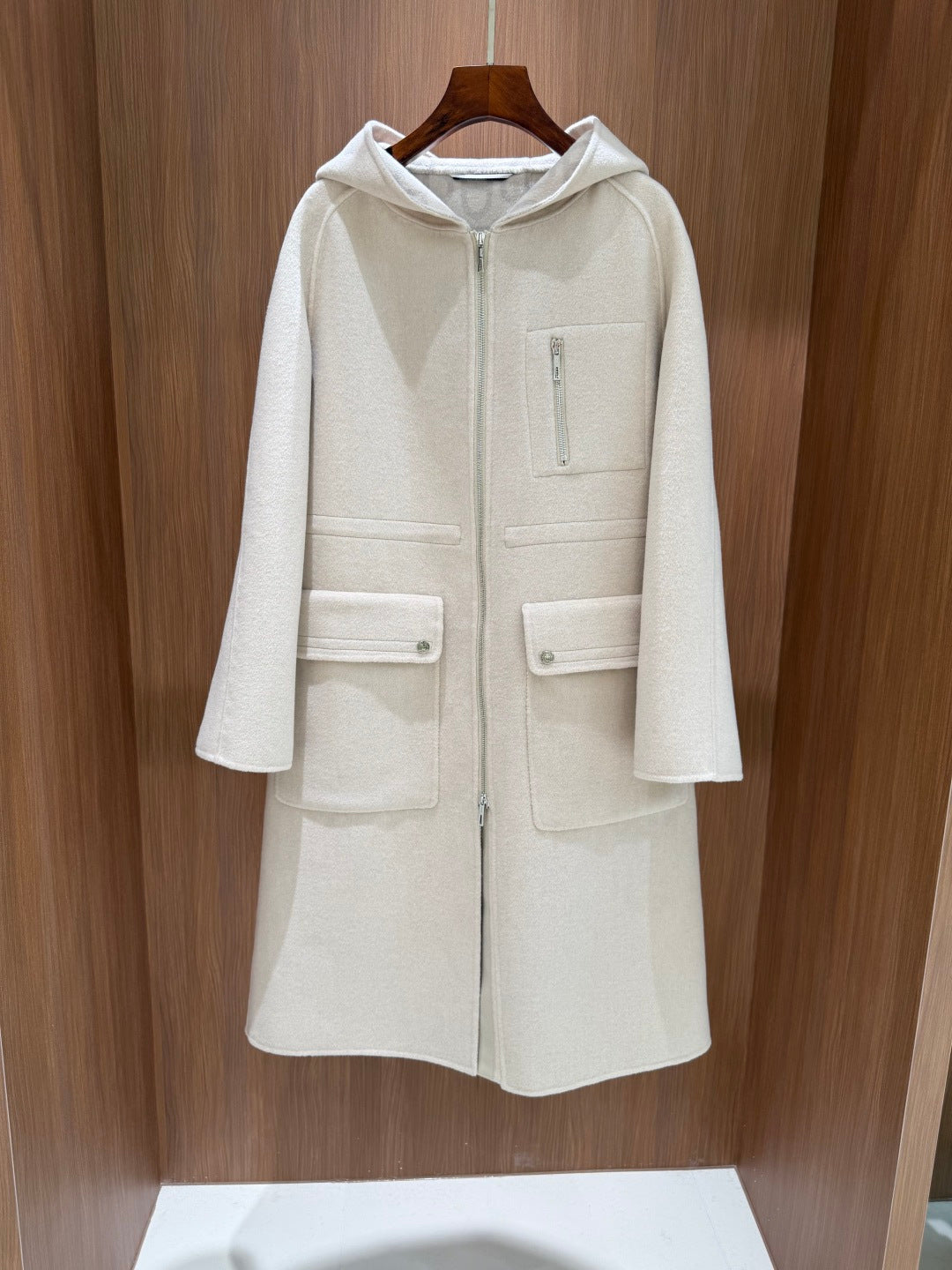 Hooded Wool Coat
