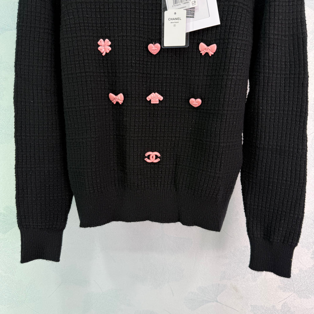 Embellished Knit Sweater