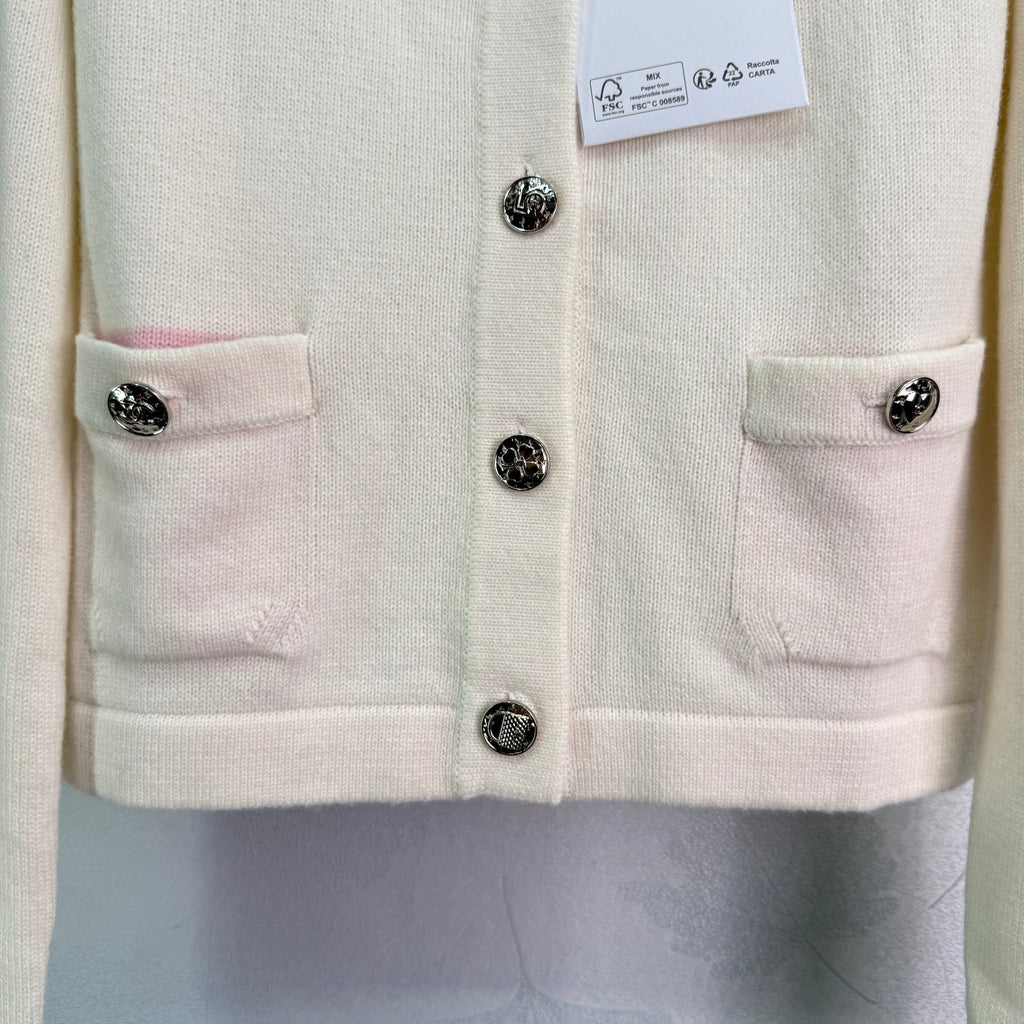 Buttoned Knit Cardigan