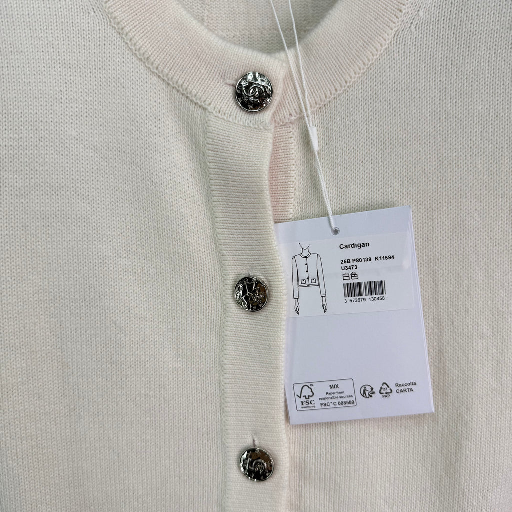 Buttoned Knit Cardigan