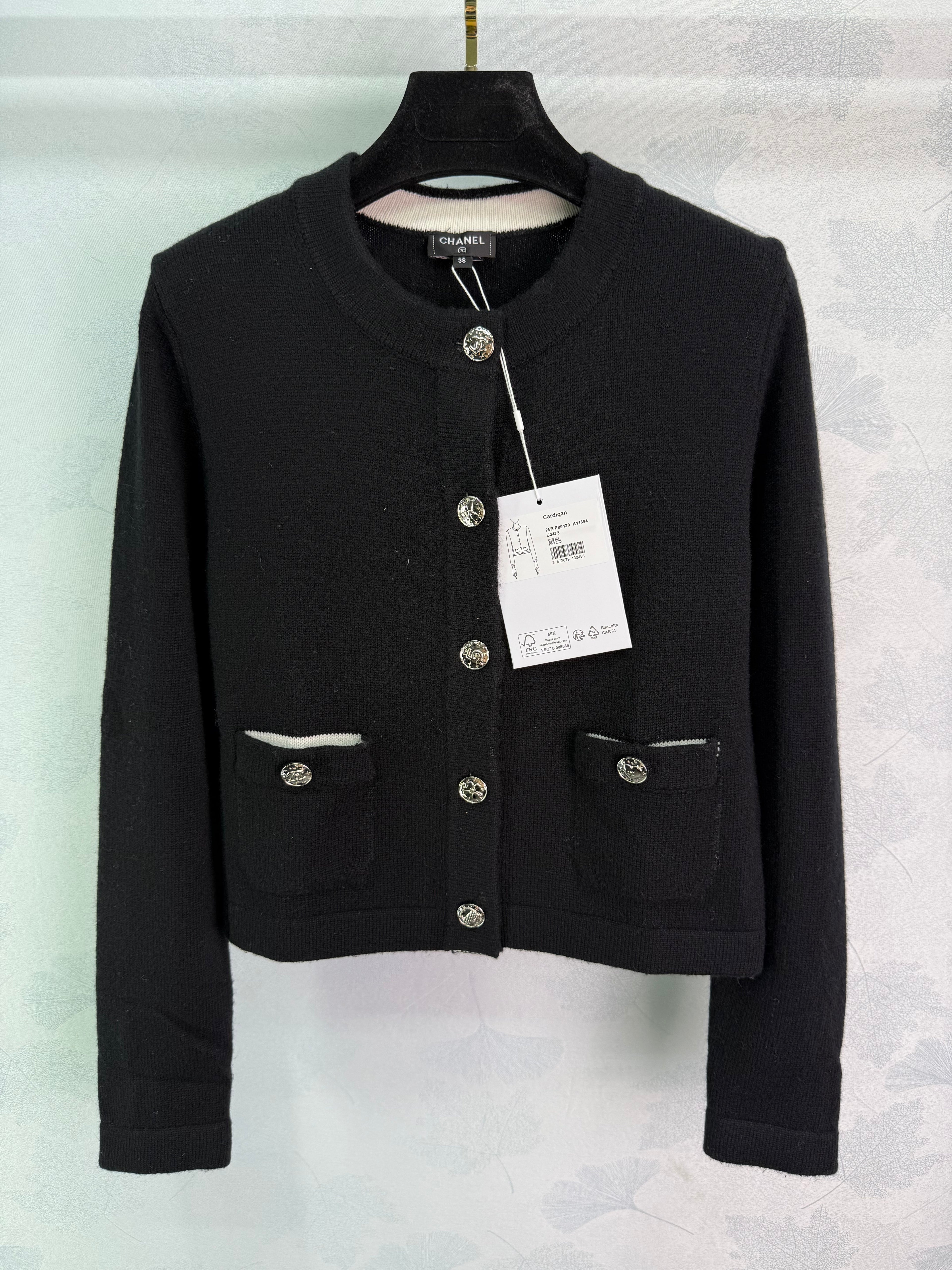 Buttoned Knit Cardigan