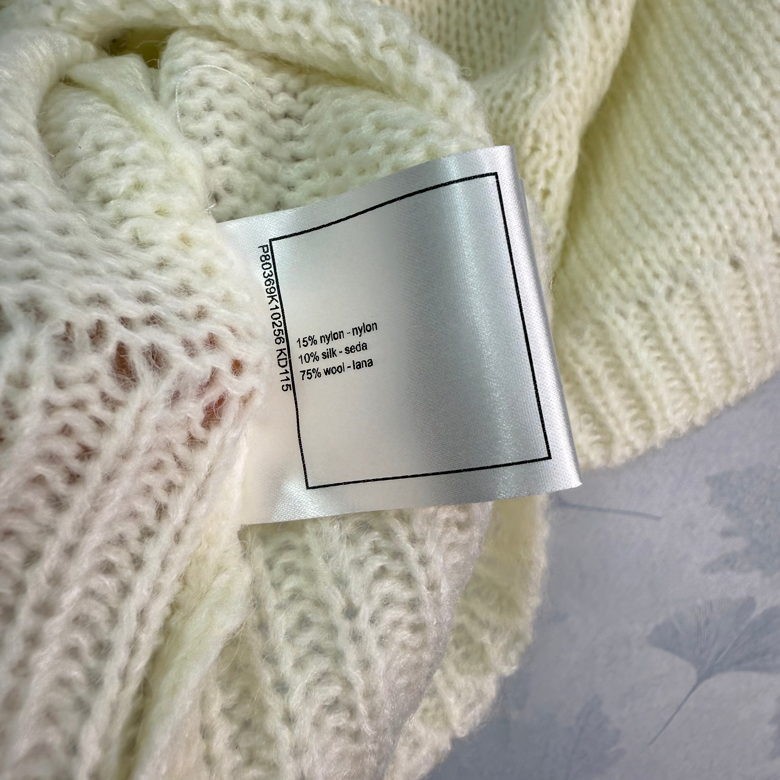 Floral Knit Short Sleeve Cardigan