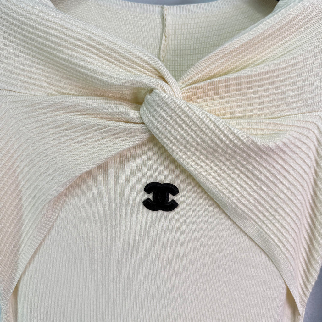 Textured Twist Knit Dress