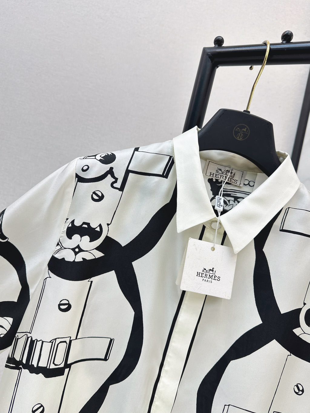 Printed Silk Shirt & Trousers Set