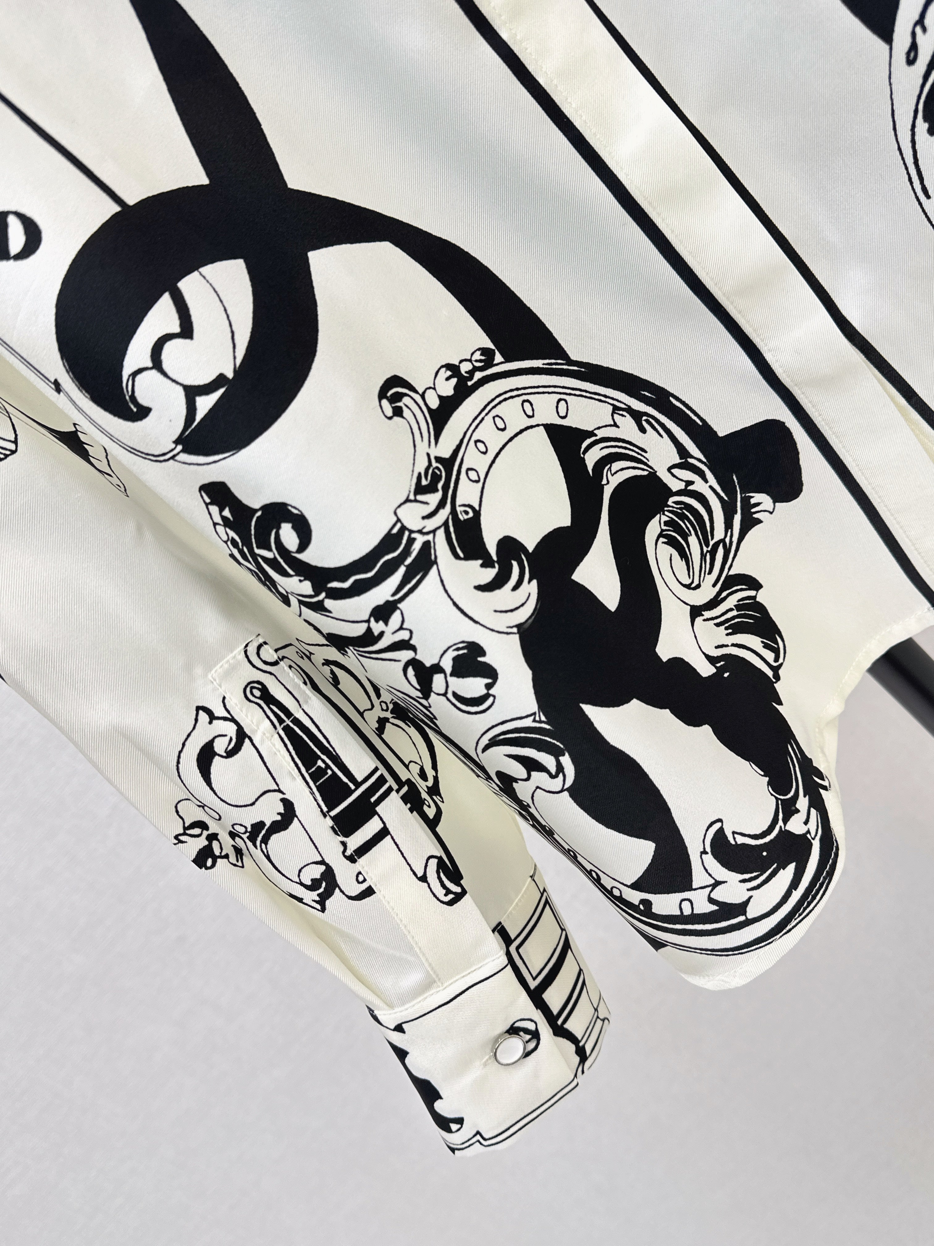 Printed Silk Shirt & Trousers Set