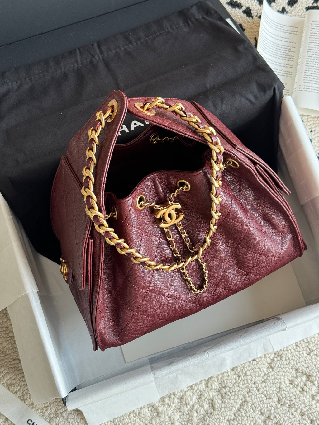 25 Medium Quilted Hobo Handbag