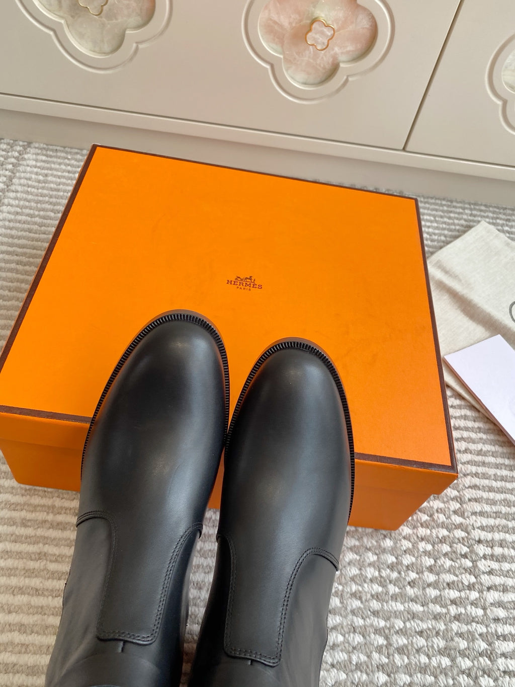 Kelly Buckle Mid-Heel Leather Ankle Boots