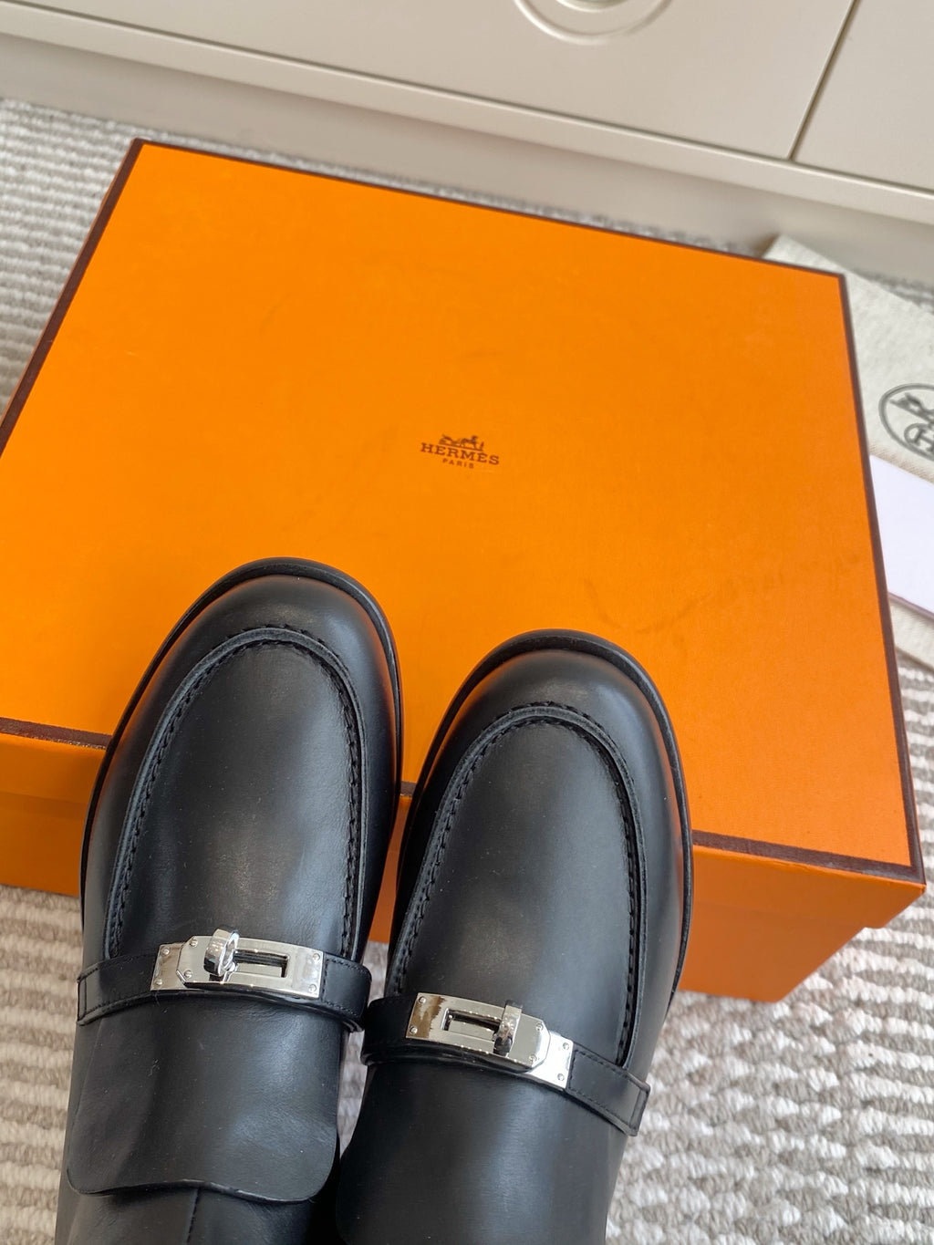 Kelly Buckle Short Leather Ankle Boots