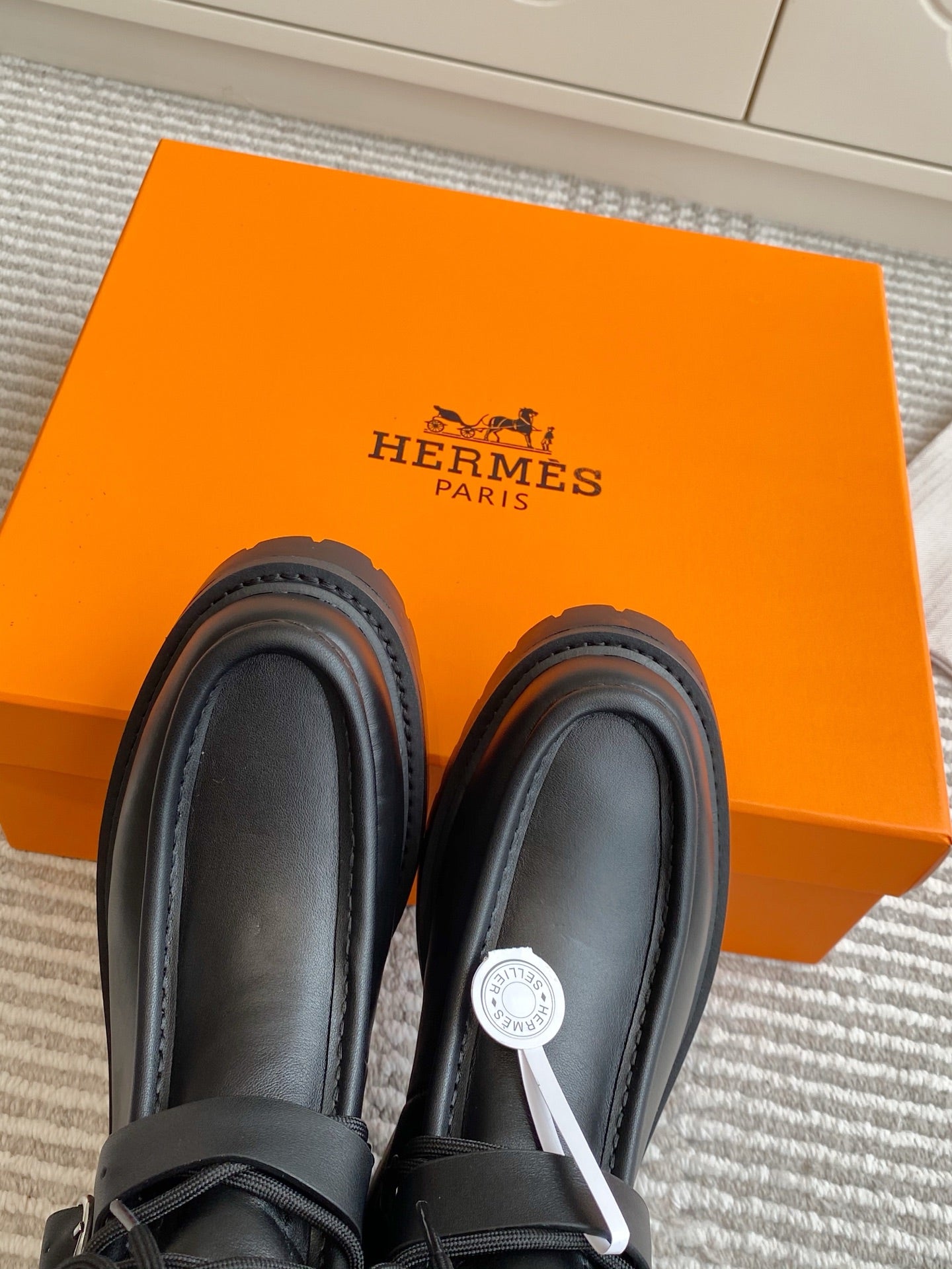 Land Leather Lace-Up Combat Boots