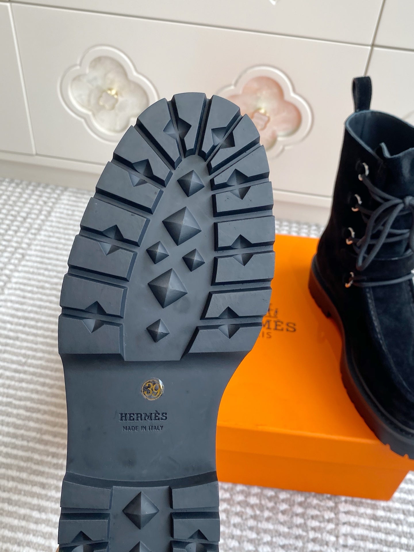 Land Suede Lace-Up Combat Boots