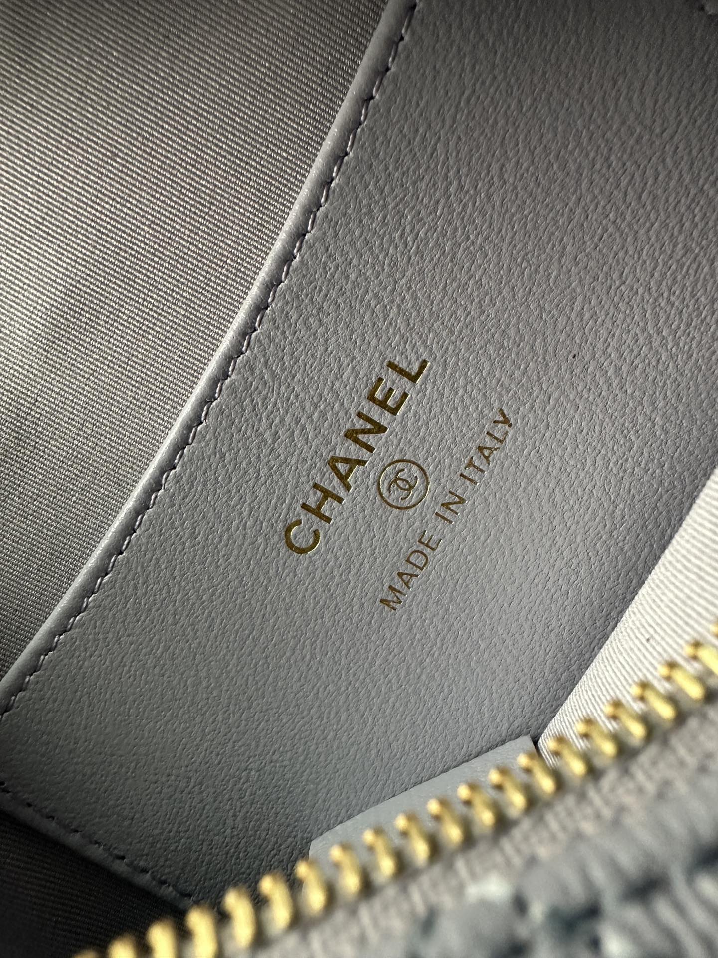 Pearl-Chain Quilted Mini Hobo Bag