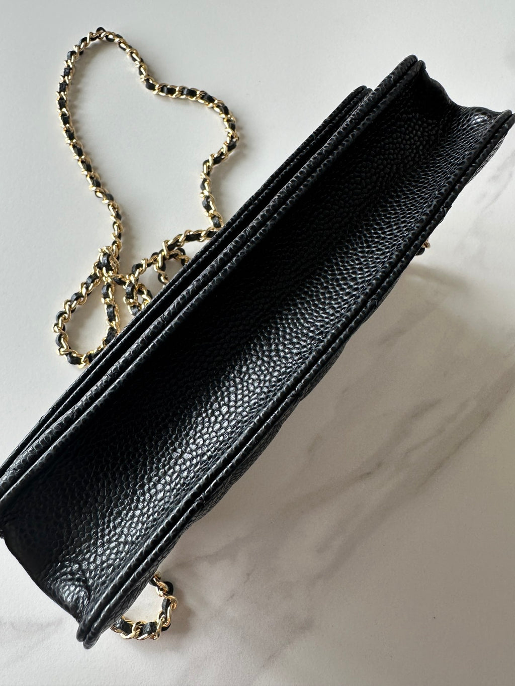 Quilted Classic Wallet on Chain