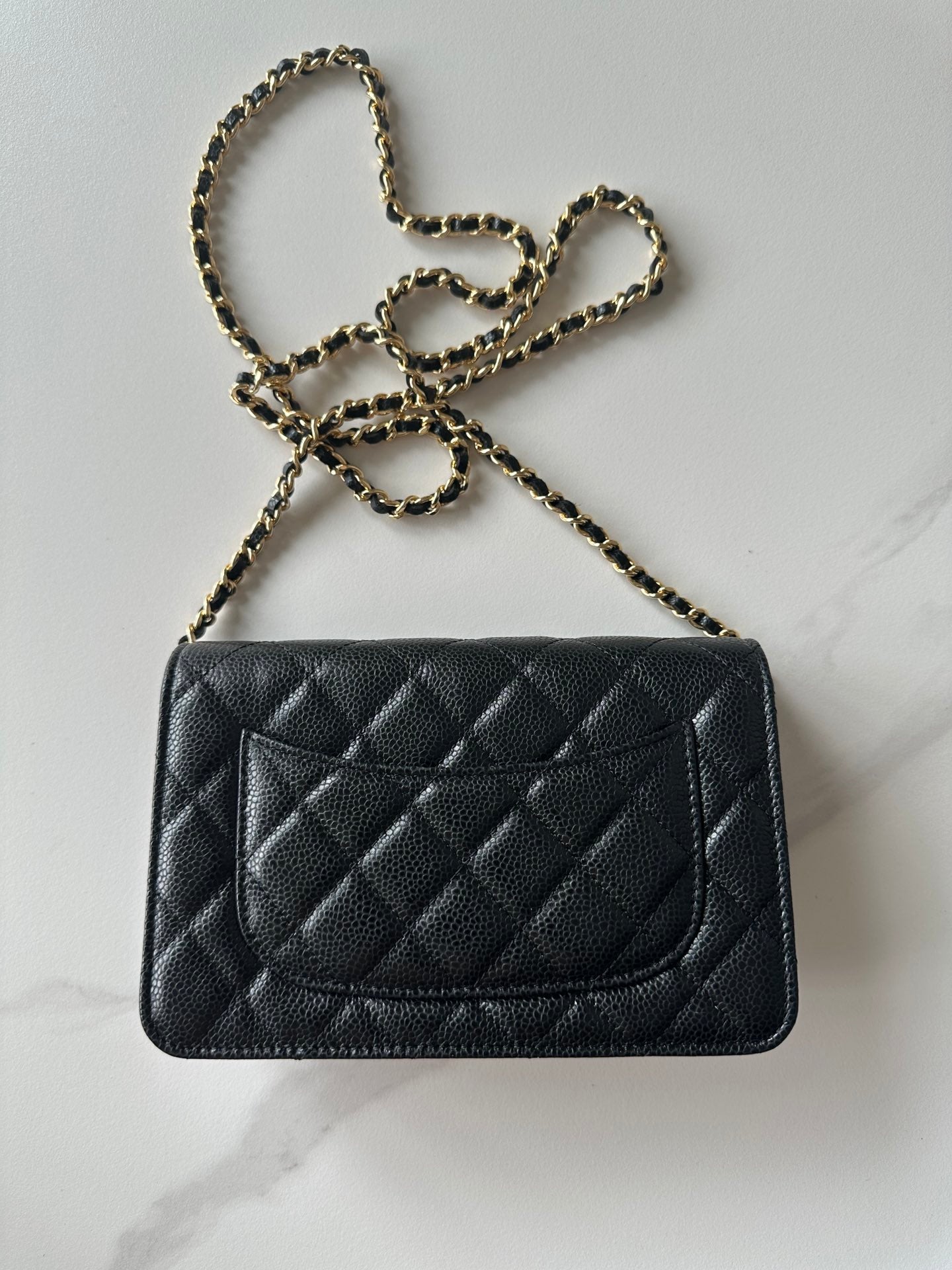 Quilted Classic Wallet on Chain