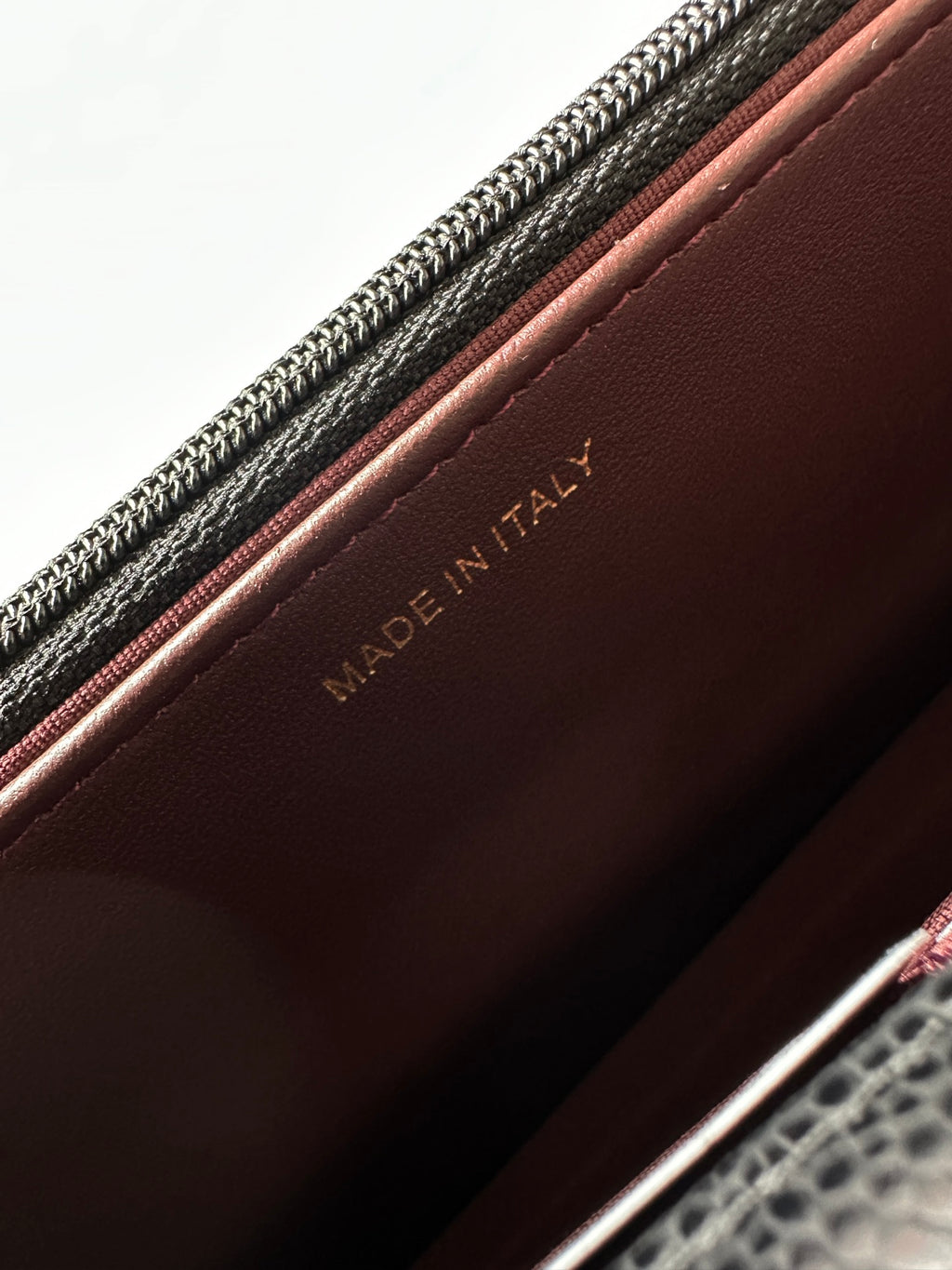 Quilted Classic Wallet on Chain