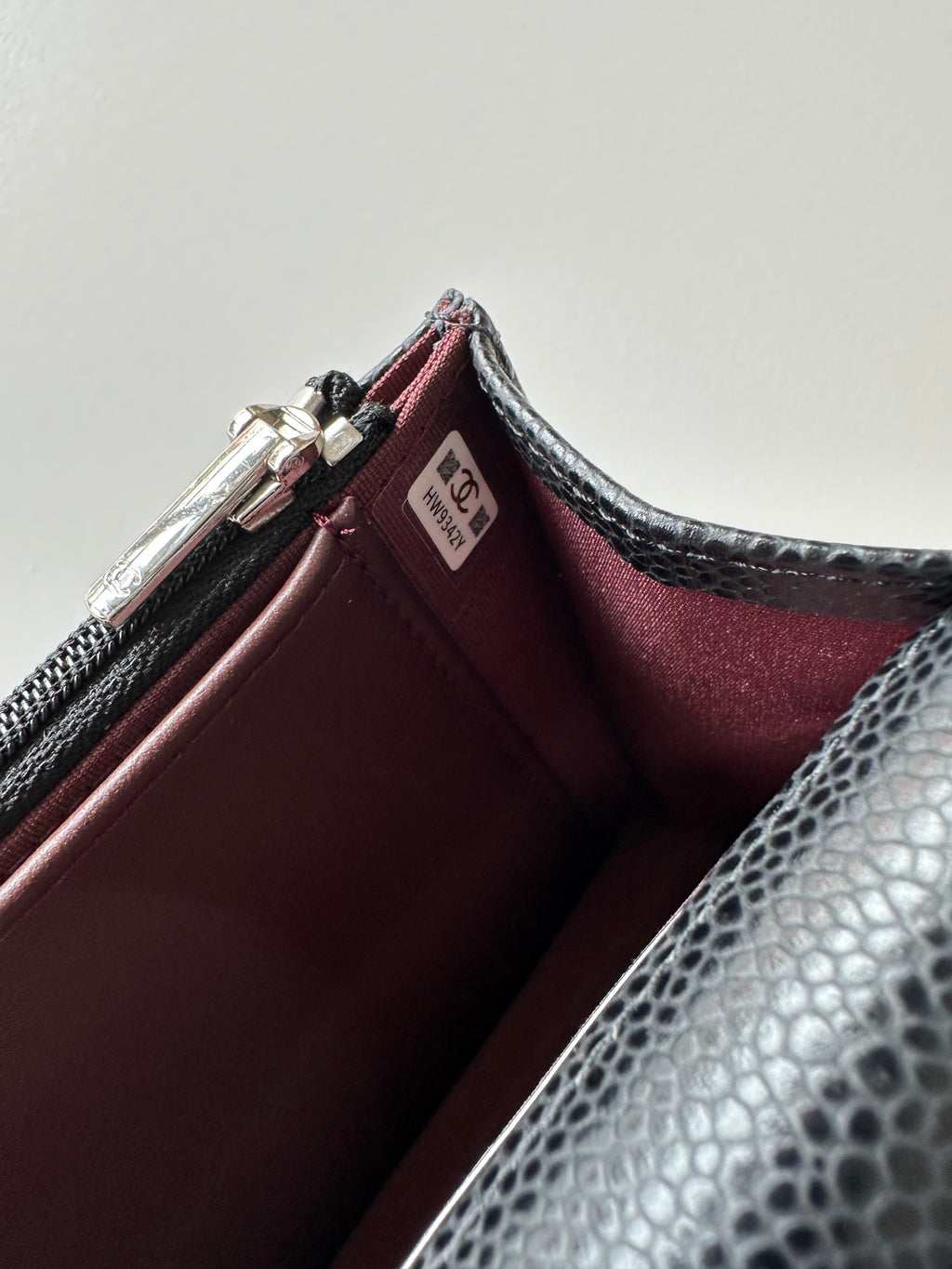 Quilted Classic Wallet on Chain