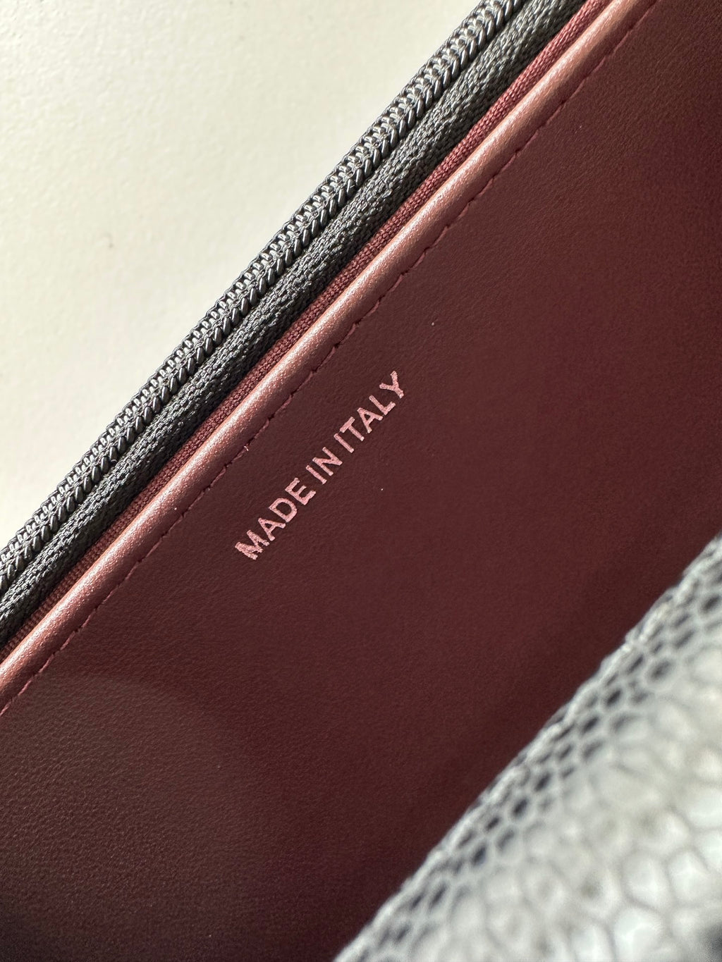 Quilted Classic Wallet on Chain