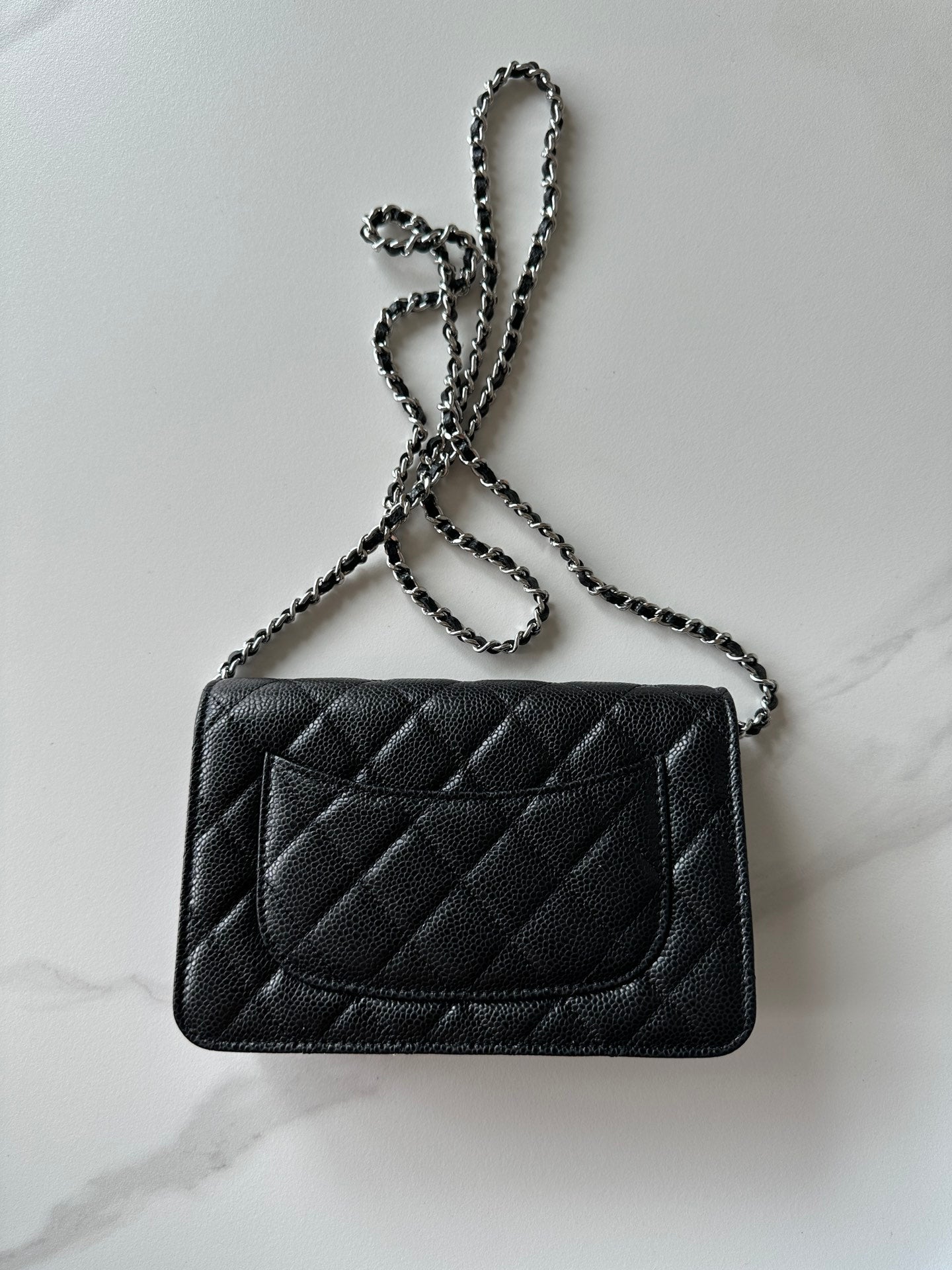 Quilted Classic Wallet on Chain