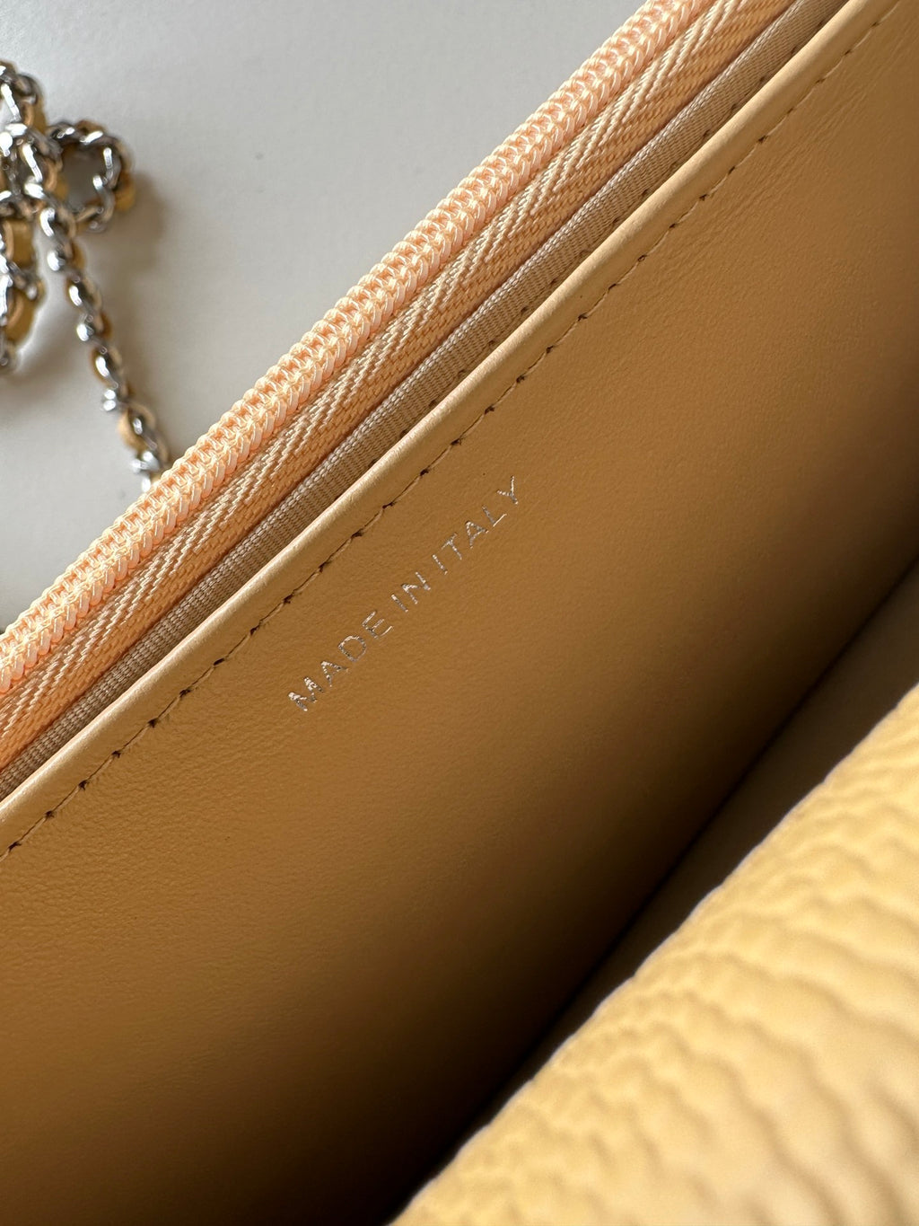 Quilted Classic Wallet on Chain