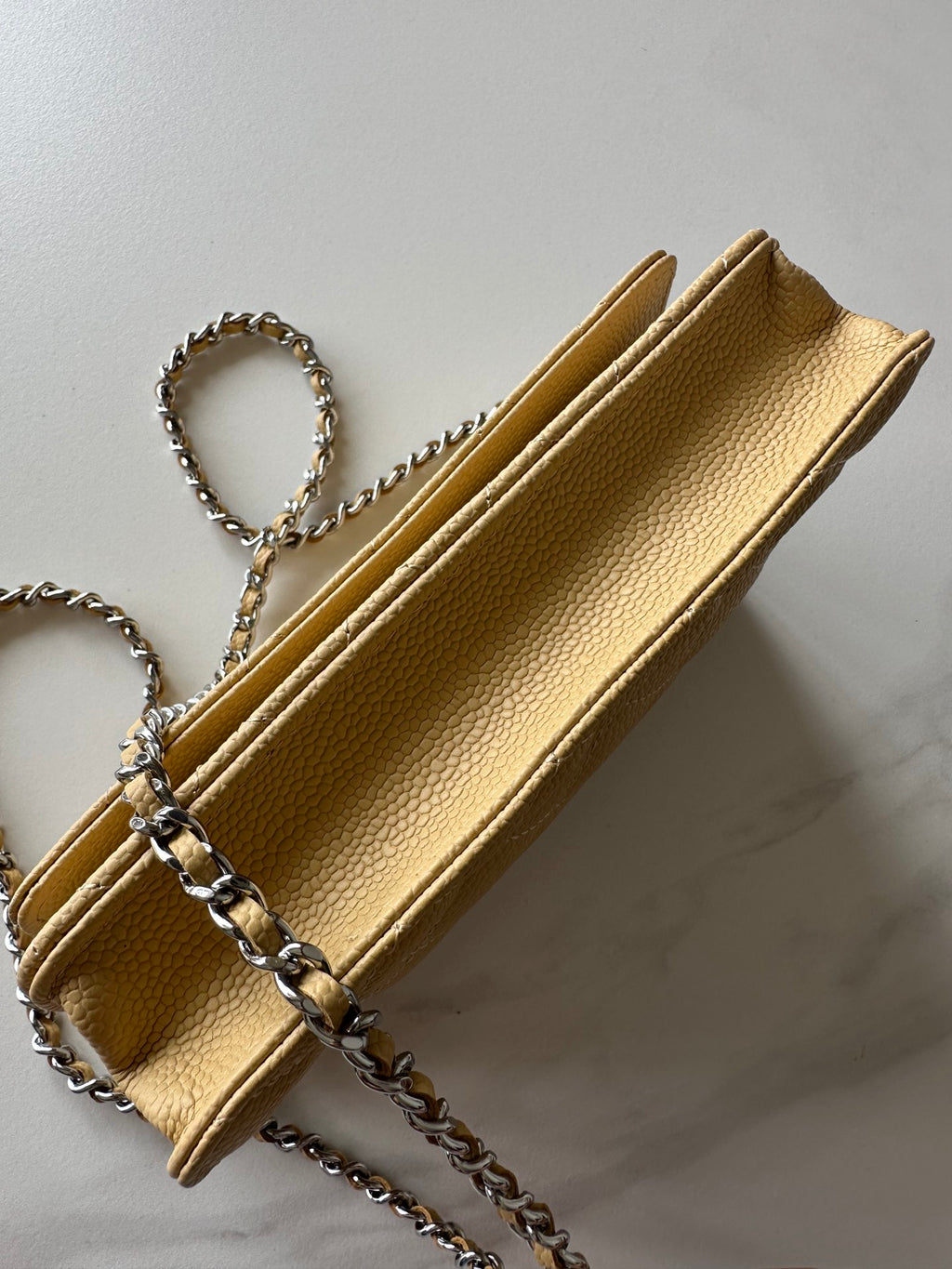 Quilted Classic Wallet on Chain