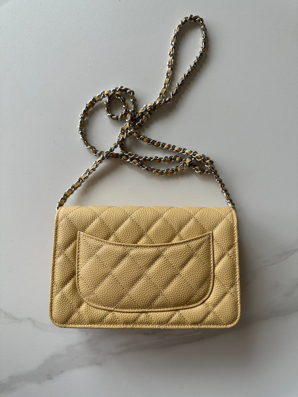 Quilted Classic Wallet on Chain