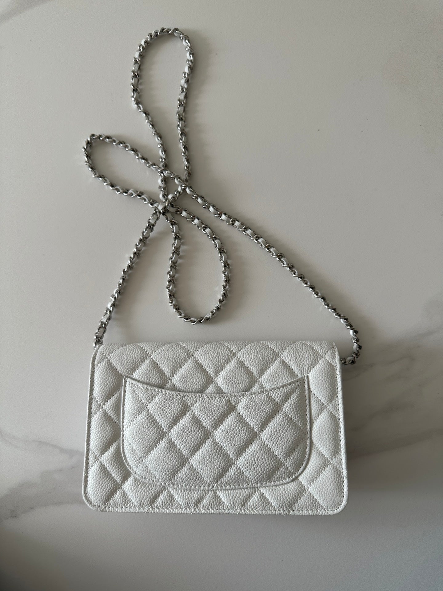 Quilted Classic Wallet on Chain