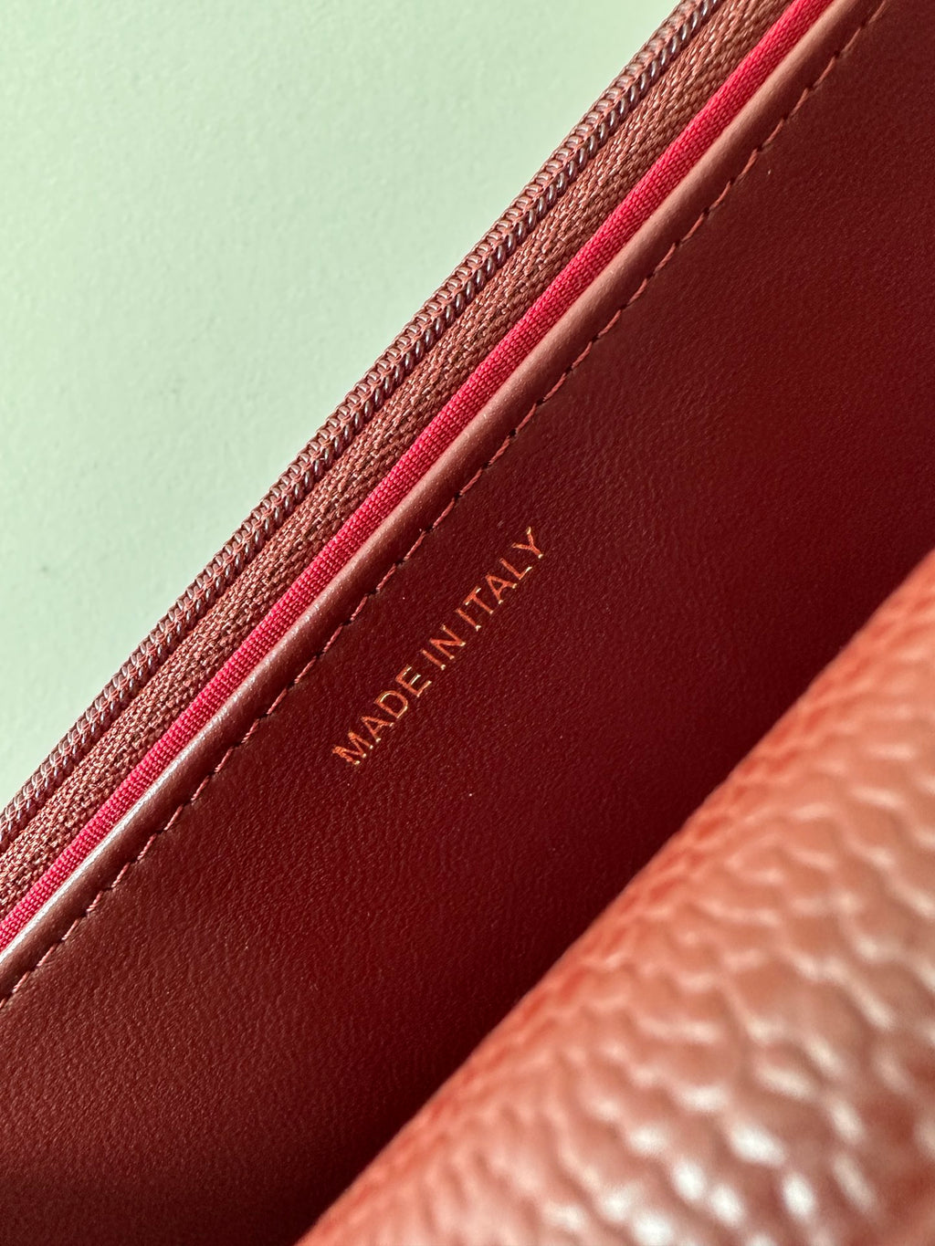 Quilted Classic Wallet on Chain