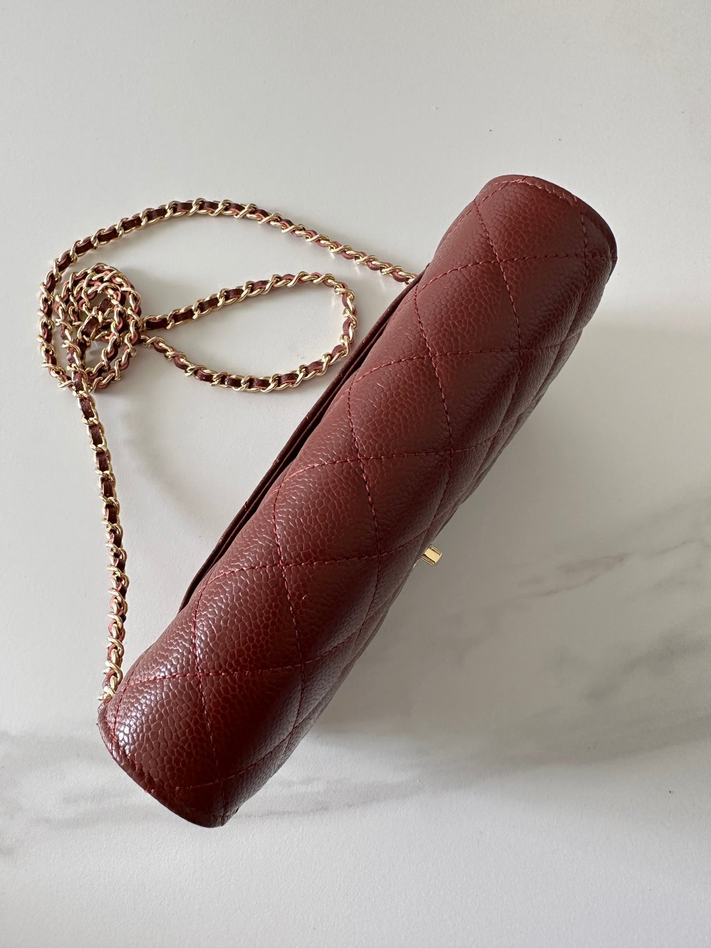 Quilted Classic Wallet on Chain