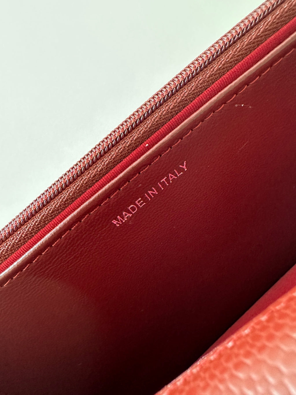 Quilted Classic Wallet on Chain