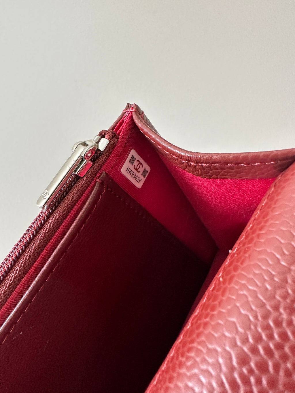 Quilted Classic Wallet on Chain