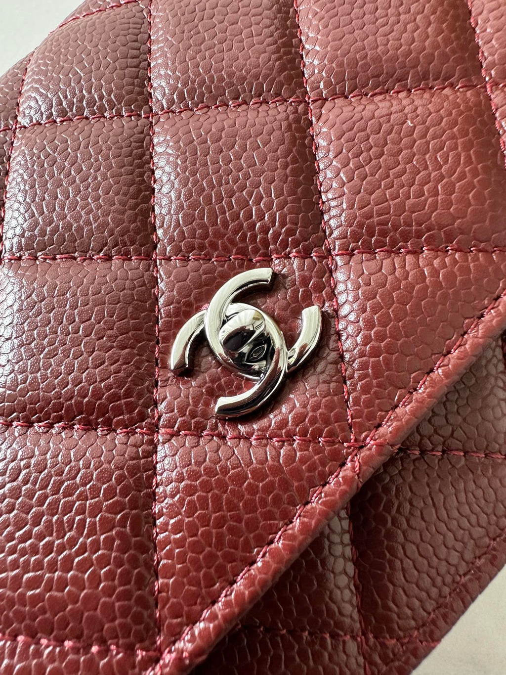 Quilted Classic Wallet on Chain