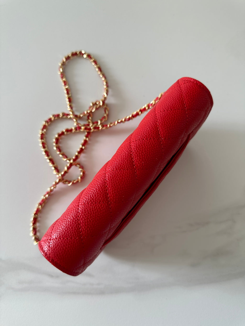 Quilted Classic Wallet on Chain