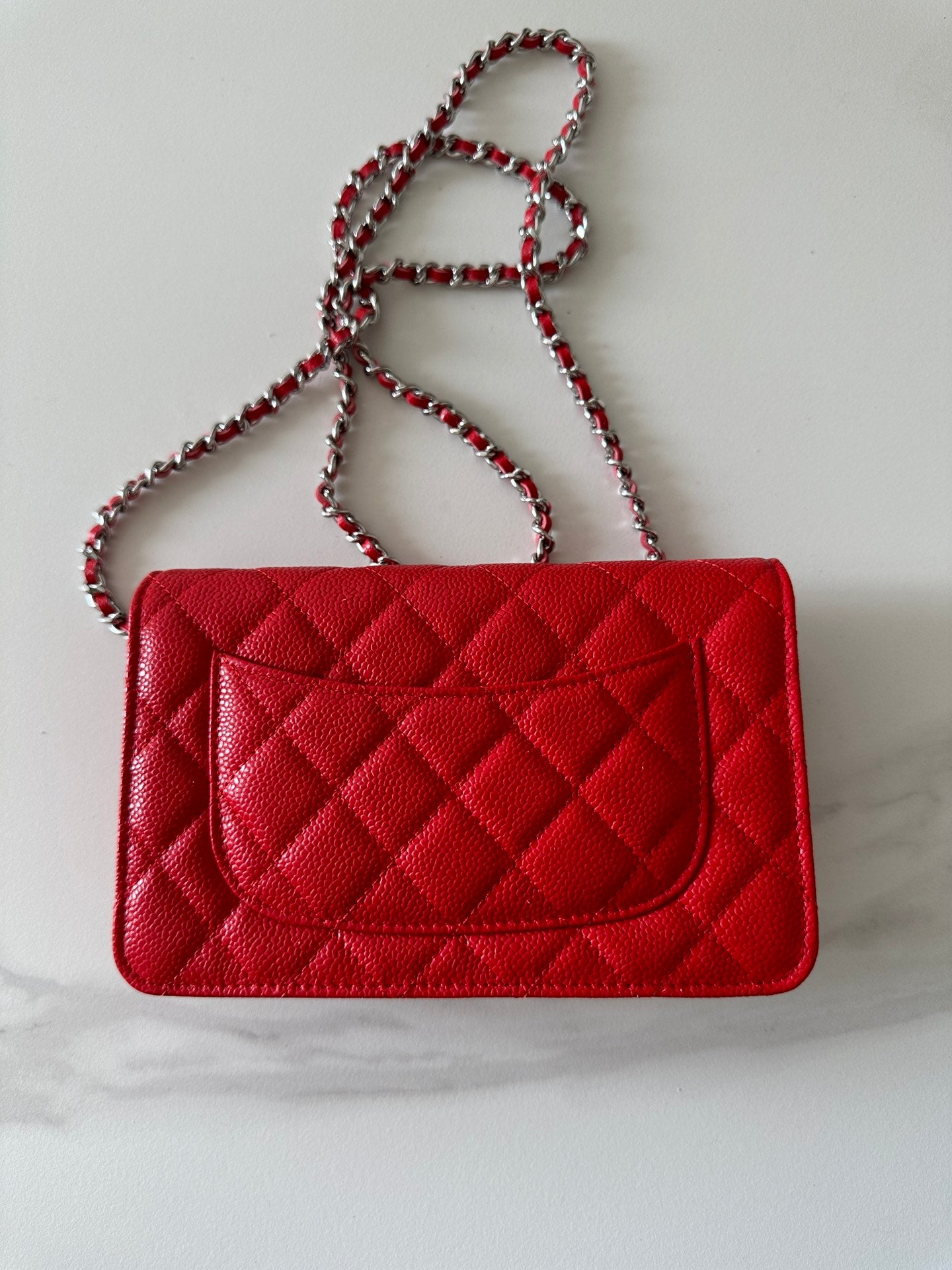 Quilted Classic Wallet on Chain