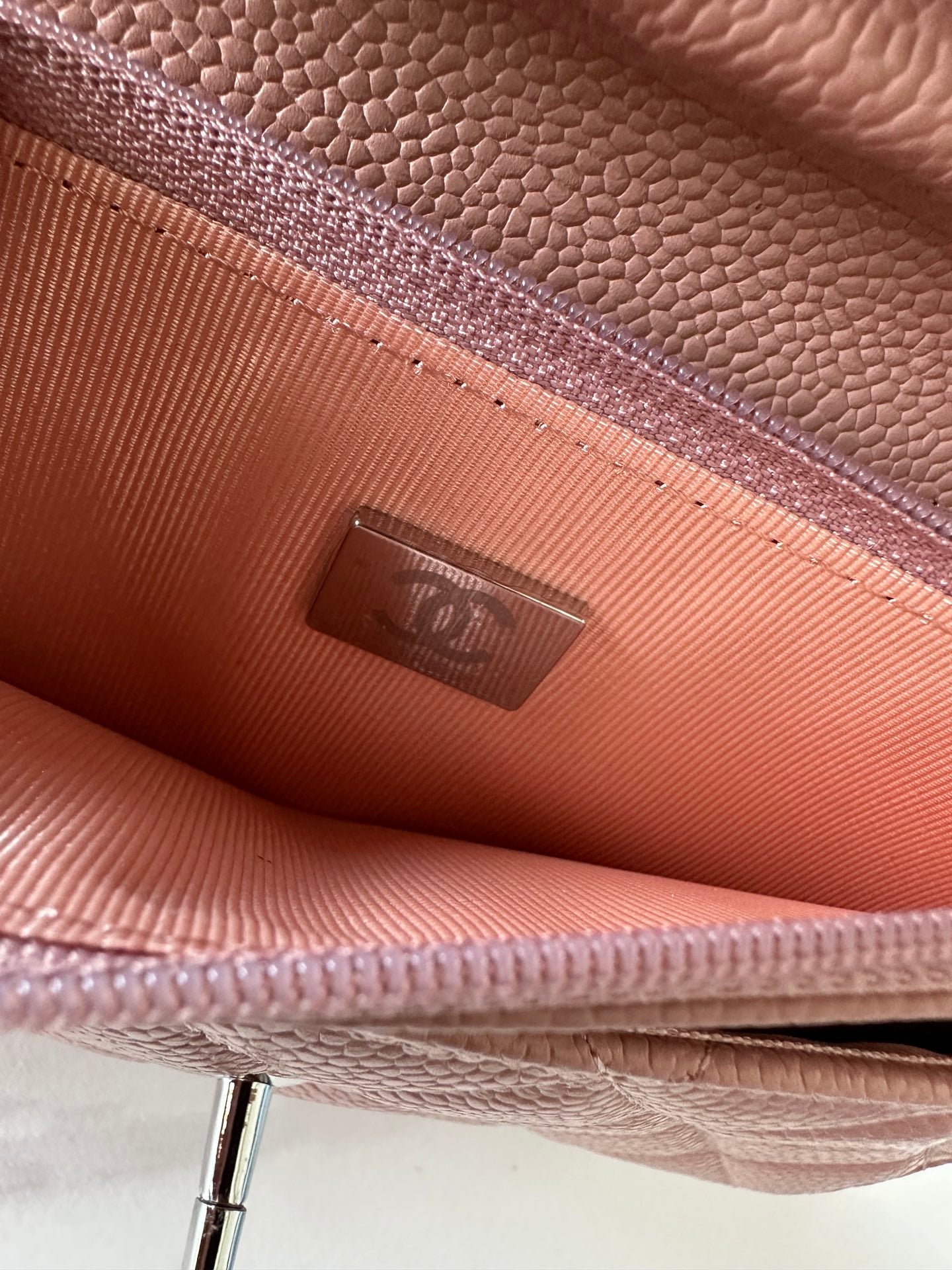 Quilted Classic Wallet on Chain