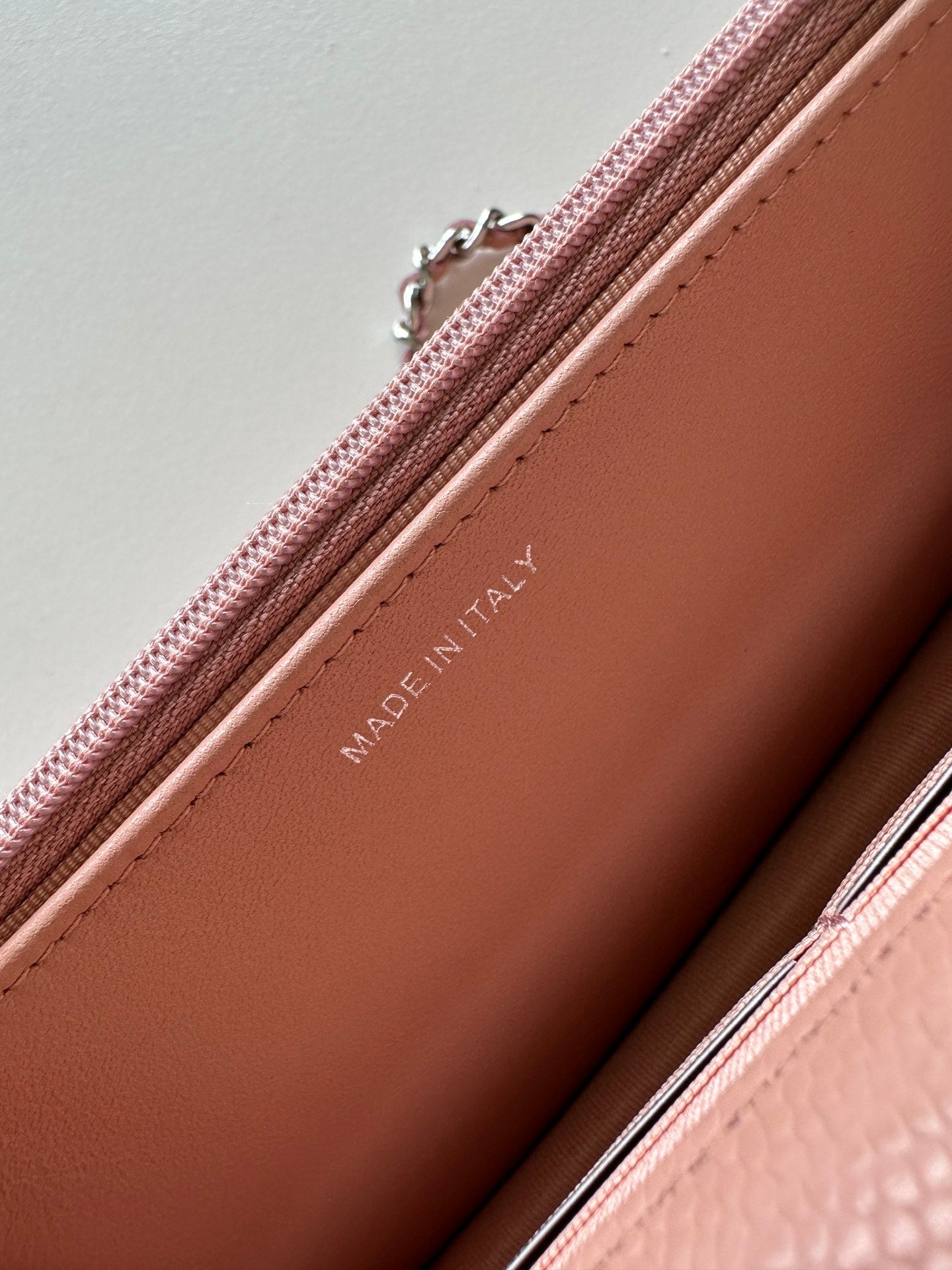 Quilted Classic Wallet on Chain