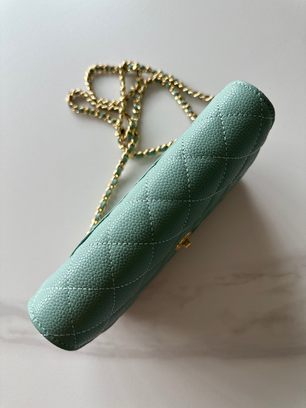 Quilted Classic Wallet on Chain