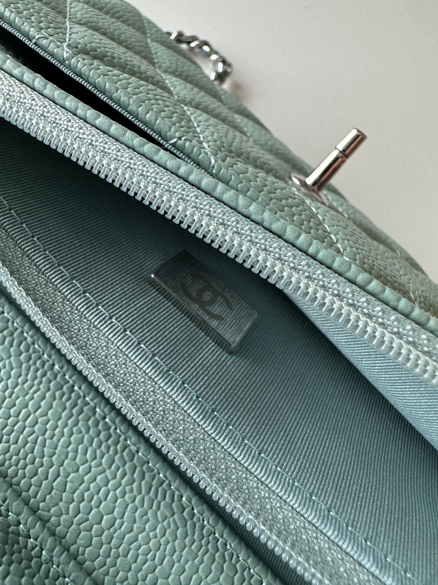 Quilted Classic Wallet on Chain