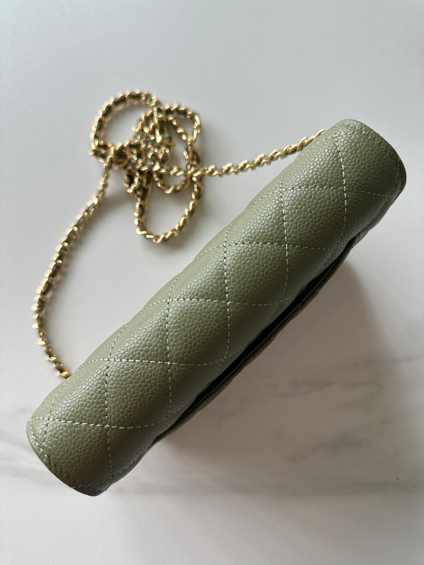 Quilted Classic Wallet on Chain