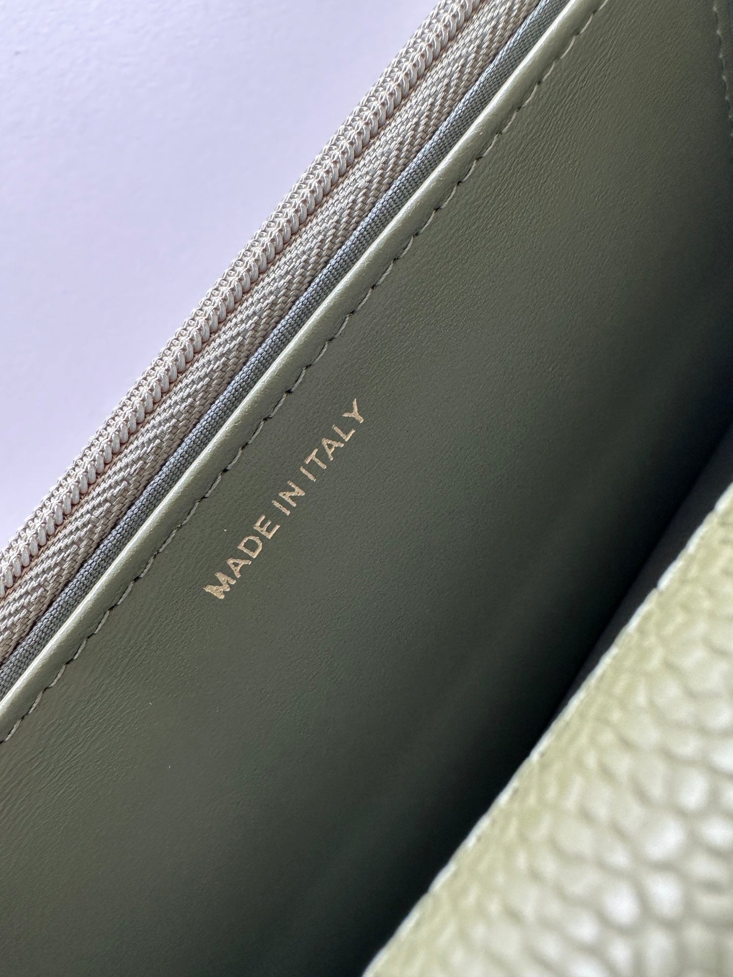 Quilted Classic Wallet on Chain