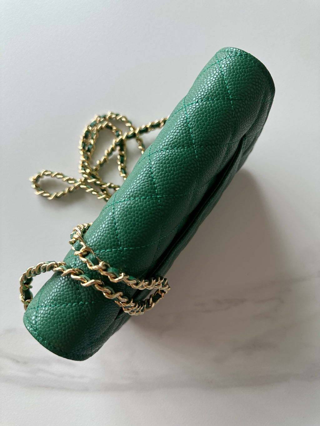 Quilted Classic Wallet on Chain