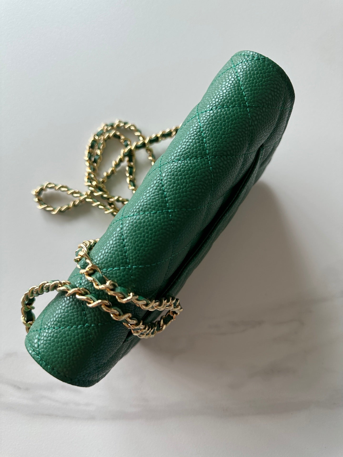 Quilted Classic Wallet on Chain